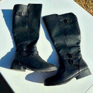 Women’s Wide Calf Black Boots